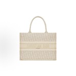 DIOR BookTote Oblique printed Tote bag, Tote shopping bag, medium-sized handbag, women\'s gold